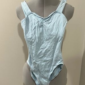 NWOT BABY BLUE CAPEZIO PRINCESS TANK LEOTARD